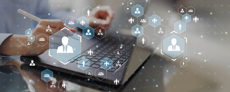 Human Resources Management Network Visualization.