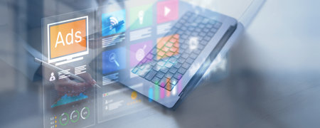 Advanced Digital Advertising Techniques for Effective Online Marketing Campaigns.の写真素材