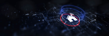 Smart Home Concept: Transforming Living Spaces with Connected Technology.の写真素材