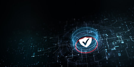 Cyber Security Concept: Protecting Information and Systems from Digital Threats.の写真素材