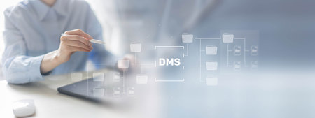 DMS Document Management System for Streamlined Digital Workflow and Organization.の写真素材