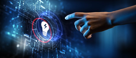 Innovation Concept: Driving Change and Growth Through Creative Solutions and Technologies.の写真素材