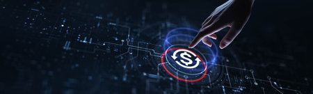 Cash Flow Concept: Managing Inflows and Outflows for Financial Stability.の写真素材