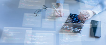 Mobile Application Development and Software Programming Visualization on Smartphone.の写真素材