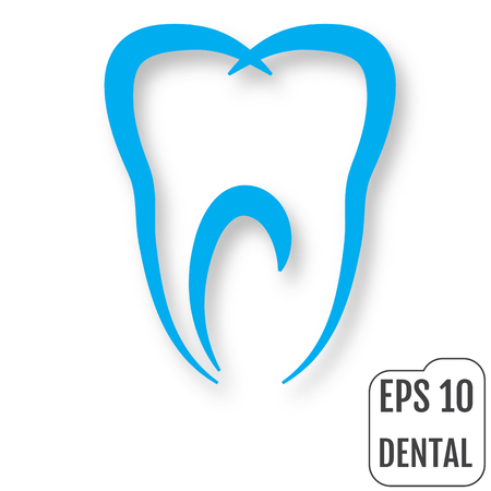 Dental logo. Concept of Dental Clinic. Vector illustrationのイラスト素材