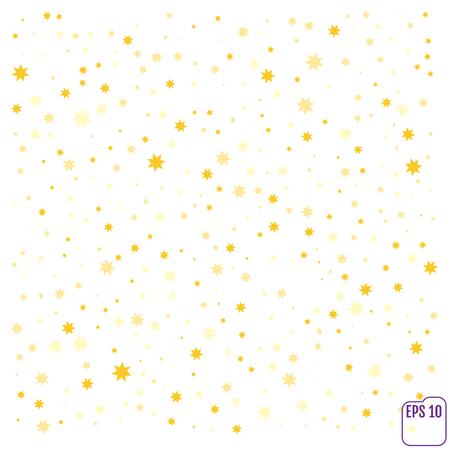 Vector gold confetti background for luxury greeting rich card. Gold Confetti celebration, Falling golden abstract decoration for party, birthday celebrate, anniversary or event, festive. Festival decor.のイラスト素材