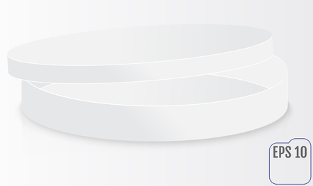 Open box isolated on a white backgroundのイラスト素材