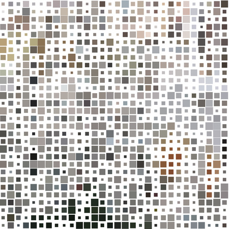 Halftone Geometric Pattern with Rectangles and Squares.のイラスト素材