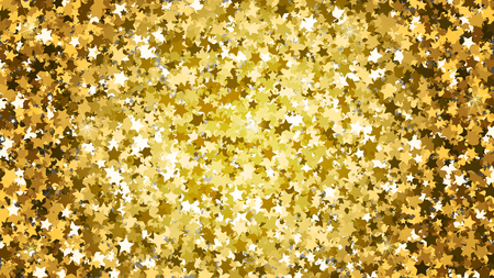Vector Gold star glitter backgroundのイラスト素材