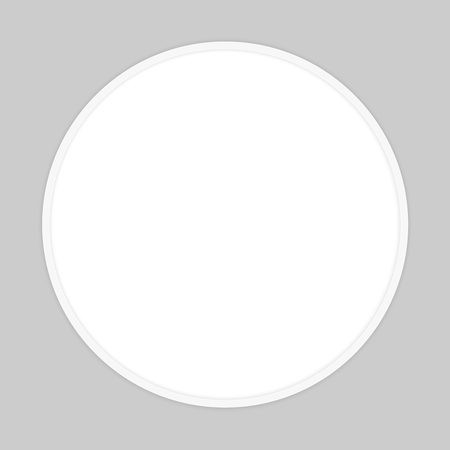 3D picture round frame design. Realistic Round frame. Design Template for Mock Up. Vector illustration.のイラスト素材