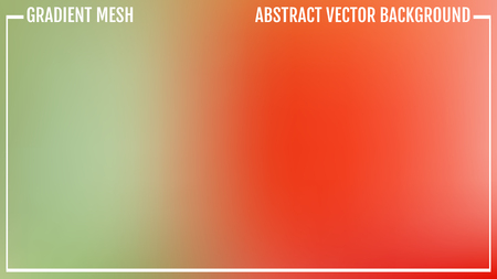 Gradient pink and green abstract vector blur background. Natural bright colors.のイラスト素材