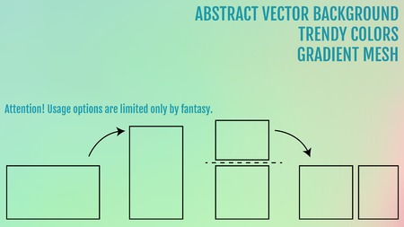 Creative Gradient set for greeting card, flyer, invitation, poster, brochure, banner calendar Soft...