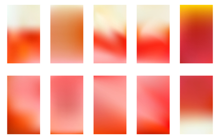 Soft color background design. Creative Gradient set for greeting card, flyer, invitation, poster, brochure, banner calendarのイラスト素材