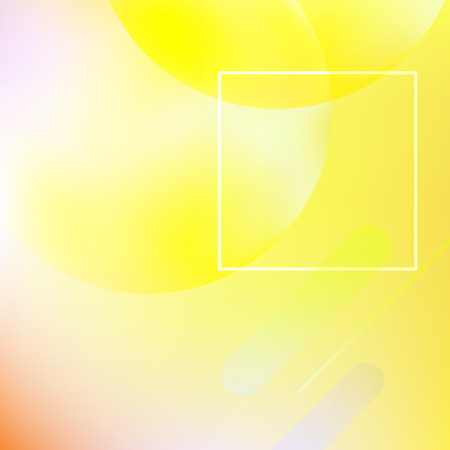 Minimal geometric background. Modern abstract cover. Dynamic shapes composition. Trendy gradient.のイラスト素材