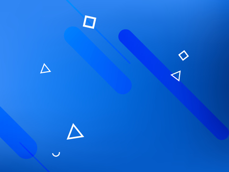 Blue geometric abstract background. Abstract vector backgroundのイラスト素材