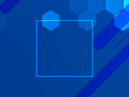 Blue geometric abstract background. Abstract vector backgroundのイラスト素材