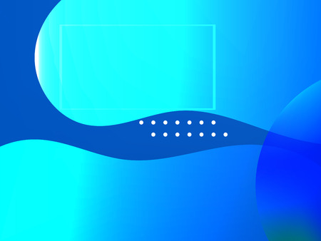 Blue geometric abstract background. Abstract vector backgroundのイラスト素材