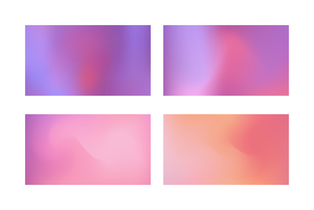 Abstract purple background set of Smooth gradient texture., Color transition.のイラスト素材