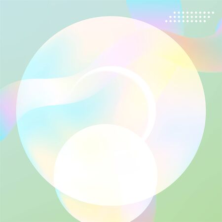 Nature Landing page template. Design business cards,invitations,gift cards,landing page Nature Fluid shapes composition.のイラスト素材