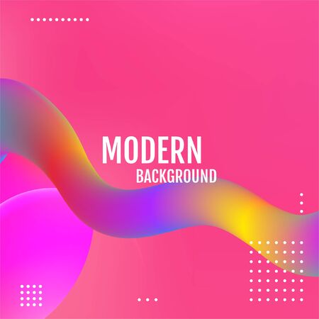 Red Minimal geometric pattern gradients. Red Template for the design of a website landing page or background.のイラスト素材