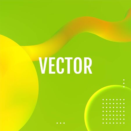 Abstract Green light vector background. Green Minimal geometric pattern gradients.のイラスト素材