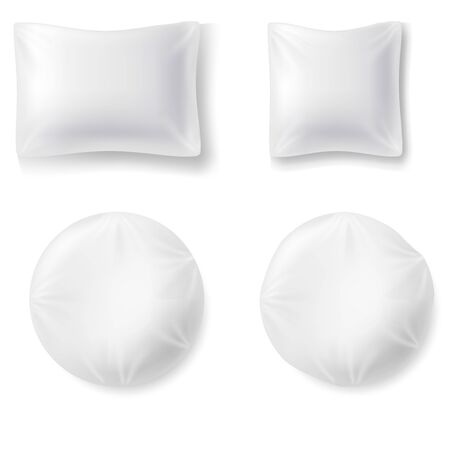 Set of MockUp of a Realistic Pillowsのイラスト素材
