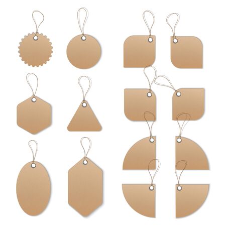 Sale tags and labels vector template setのイラスト素材