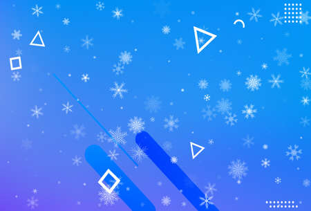Winter christmas snowflake background vector