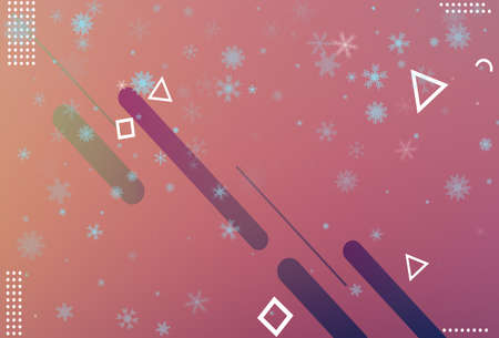 Winter christmas snowflake background. Vector.