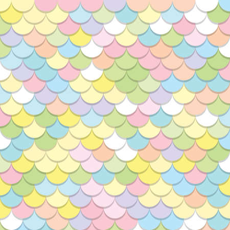 Fantasy mermaid scales pattern. Magic scales of a mermaid.のイラスト素材