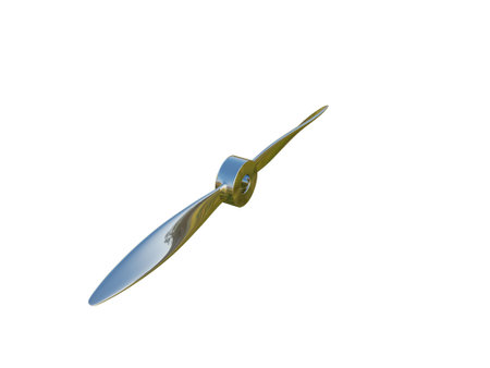 Realistic modern propeller. 3d renderingの写真素材