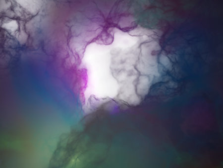 magic universe. Nebula. 3d rendering