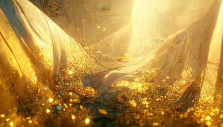Premium gold background. AI render.の写真素材