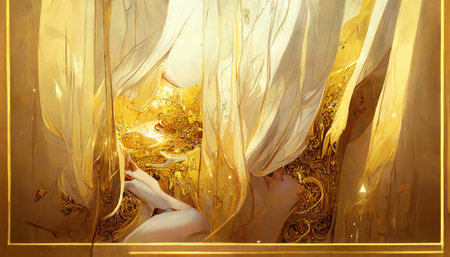 luxury royal background. AI render.の写真素材