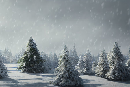 Christmas card, screensaver. AI render.の写真素材