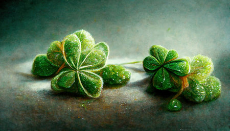 Patrick day background. AI render.の写真素材