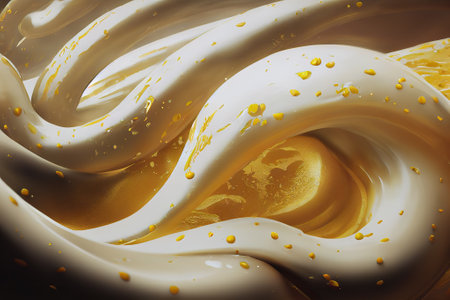 Great ice cream. AI generatedの素材