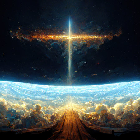 Easter abstract background. AI generatedの素材