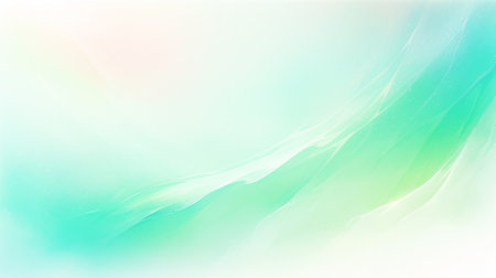 Light Blue, Green Background. Colorful illustration.
