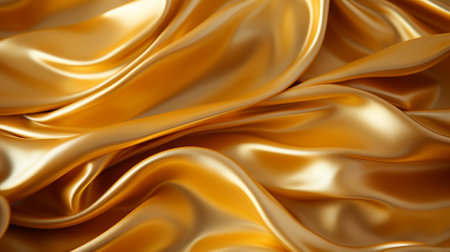 Golden silk background with some smooth lines in it. 3d renderの写真素材