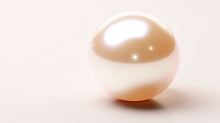 Ai rendering of a of shiny pearlの写真素材
