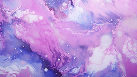 Abstract watercolor background. Liquid marble pattern. Blue, pink, purple colors.