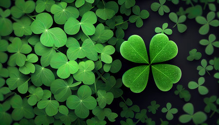 Background for St. Patrick Day. Ai render