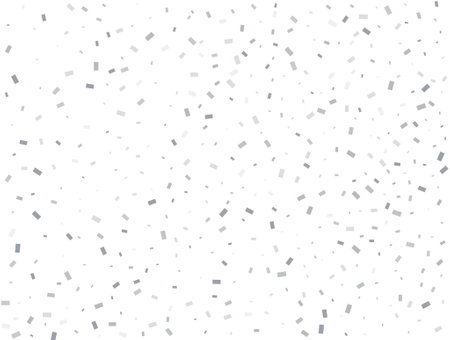 Light silver Rectangular glitter confetti background. White festive textureのイラスト素材