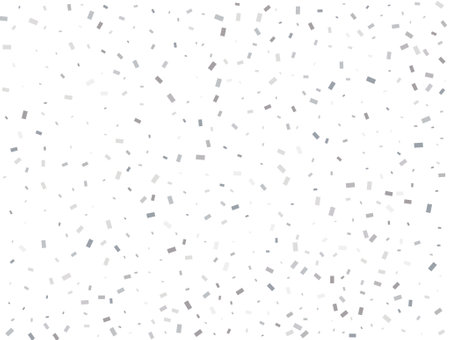 Light silver Rectangular glitter confetti background. White festive textureのイラスト素材