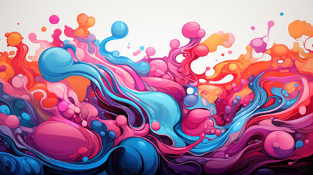 Modern abstract colorful background, graffiti