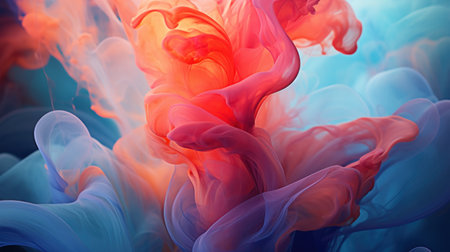 Colorful spring festival Holi, bright explosion of colors or smoke. 3D render