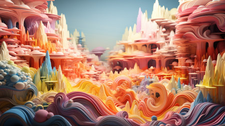 Colorful bright fantasy abstract alien background