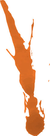 Sharp directional smear with heavy pigment.の写真素材