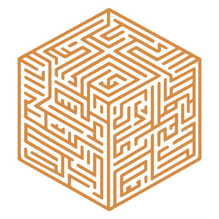Labyrinth. Game for kids. Puzzle for children. Maze conundrum. Vector illustrationのイラスト素材